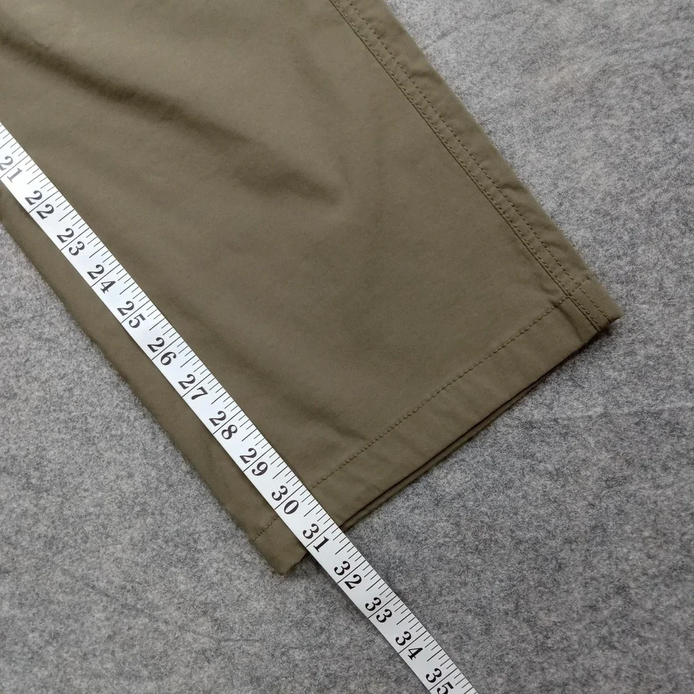Eddie‎ Bauer Pants Mens 40x32 Tan Nylon Hiking Outdoor Stretch Zip Pocket